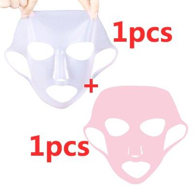 efero Silicone Unisex Face Mask Sheet Mask Anti-off Mask Ear Fixed Prevent Essence Evaporating Reusable Face Mask Makeup Tools