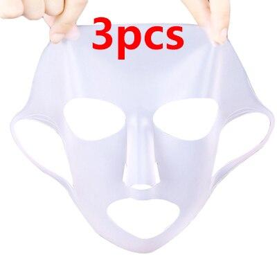 efero Silicone Unisex Face Mask Sheet Mask Anti-off Mask Ear Fixed Prevent Essence Evaporating Reusable Face Mask Makeup Tools