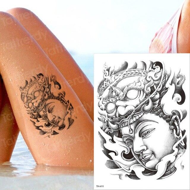 tattoo sleeve tattoo sticker men temporary tattoo wolf tatoo tiger cat swallow tattoos waterproof fake tatoo chest body art boys