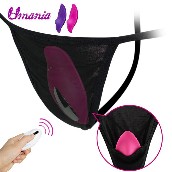 Rechargeable Wireless Remote Control Vibrator 10 Speeds Wearable C String Panties Vibrating egg Sex Toy For Women