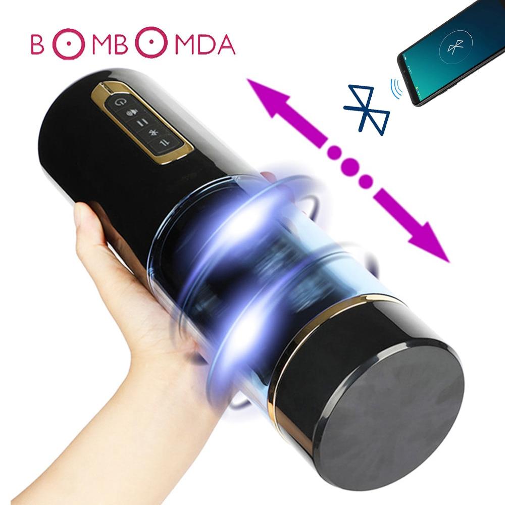 Adult Sex Toy Vibrator For Men Masturbation Cup Automatic Telescopic Oral Blowjob Sucking Artificial Vaginal Sex Machine For Men
