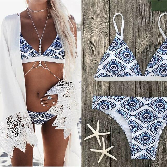 Women Bikini Set Bandage Push-Up Padded Swimwear Swimsuit Bathing Suit Beachwear