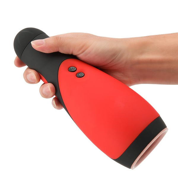 Silicone Blowjob 30 Speed Vibration Simulated Electric Male Masturbator Cup Deep Throat Mouth Design Tight Oral Sex Toys for Men