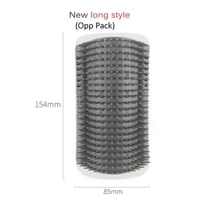 Corner Pet Brush Comb Play Cat Toy Plastic Scratch Bristles Arch Massager Self Grooming Cat Scratcher