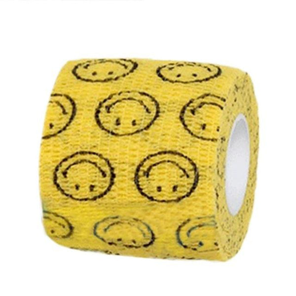 Self-adhesive Elastic Bandage Non-Woven Fabrics Pets Dog Cat Multifunctional Bandage With Decorative Patterns Pet Supplies