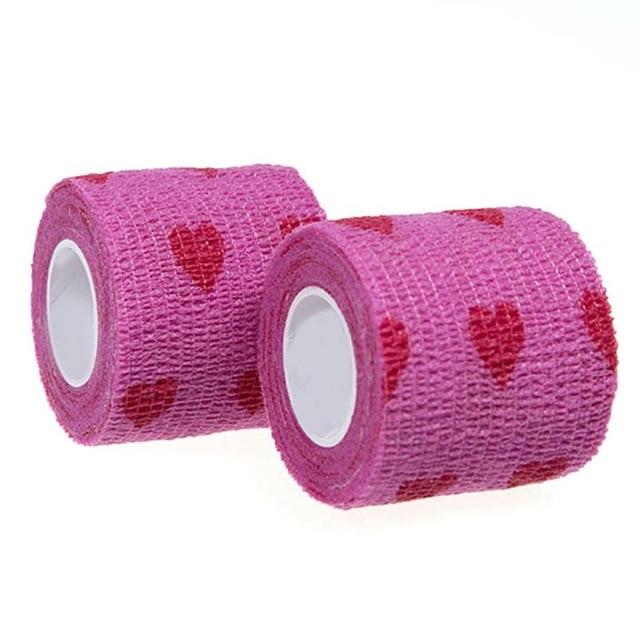 Self-adhesive Elastic Bandage Non-Woven Fabrics Pets Dog Cat Multifunctional Bandage With Decorative Patterns Pet Supplies