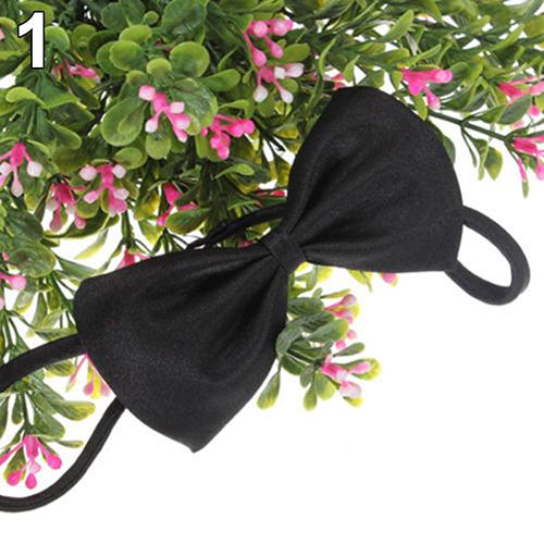 Hot Collars Cute Solid Color Adjustable Cat Bowtie Pet Dog Collar Bowknot Necktie Bow Dog collar accessories Pet Supply