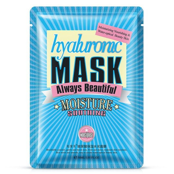 Hyaluronic acid Face Skin Care moisturizing Oil-control Blackhead Remover Face Masks Korea Cosmetics Plant Face Sheet Mask