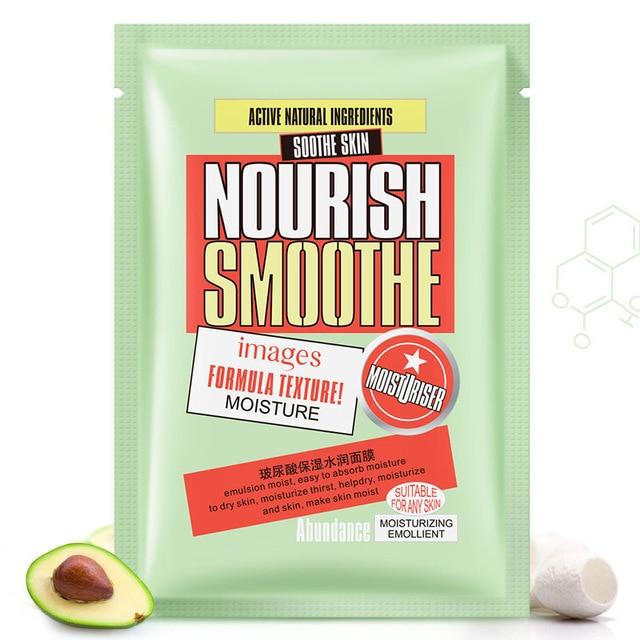 Hyaluronic acid Face Skin Care moisturizing Oil-control Blackhead Remover Face Masks Korea Cosmetics Plant Face Sheet Mask