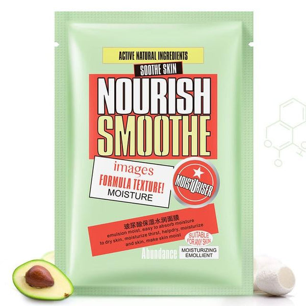 Hyaluronic acid Face Skin Care moisturizing Oil-control Blackhead Remover Face Masks Korea Cosmetics Plant Face Sheet Mask