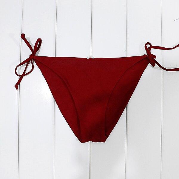 Vikionfly 10Color Bikini Top High Neck Swimwear Tops Women 2019 Cut Out Padded Swimsuit Swimming Bra Back Cross Bathing Suit