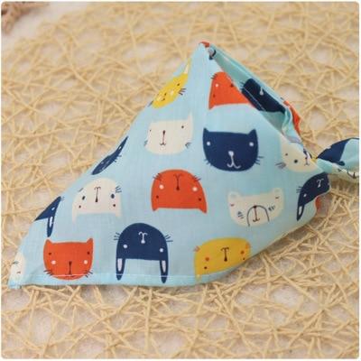 dog bandana Adjustable Fox owl Footprints Pet Dog Puppy Cat Neck Scarf Bowtie Necktie Collar Neckerchief Dog Accessories