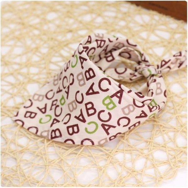 dog bandana Adjustable Fox owl Footprints Pet Dog Puppy Cat Neck Scarf Bowtie Necktie Collar Neckerchief Dog Accessories