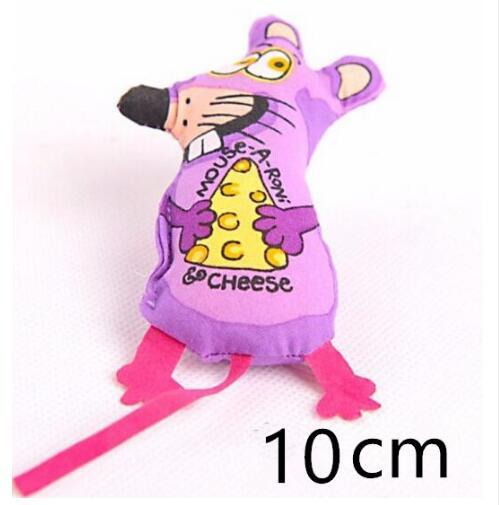 Cat Toy Mouse Mice Fish Feather Kitten Interactive Canvas Toy Colorful Fat Cat Toy With Catmint Catnip Stick Rope Fun 1PC