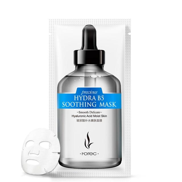 Hyaluronic acid Alginate Face Mask whitening facial fabric masks for face Moisturizing sleep korean FACE MASKS lanbena skin care