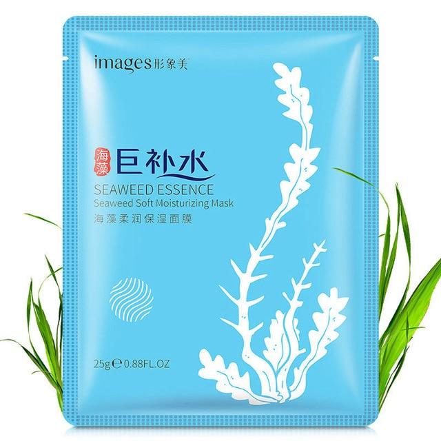 Hyaluronic acid Alginate Face Mask whitening facial fabric masks for face Moisturizing sleep korean FACE MASKS lanbena skin care