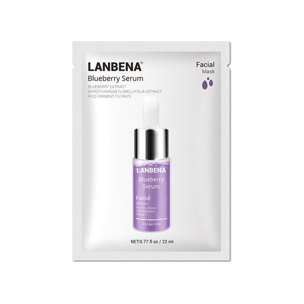 Hyaluronic acid Alginate Face Mask whitening facial fabric masks for face Moisturizing sleep korean FACE MASKS lanbena skin care