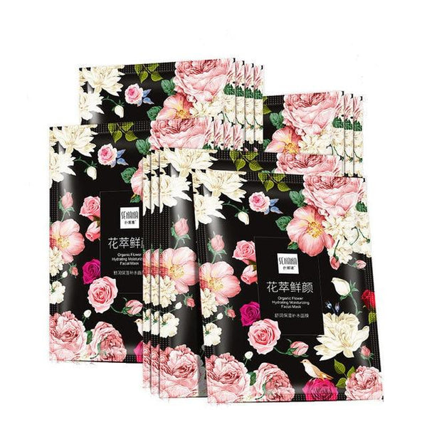 Hyaluronic acid Alginate Face Mask whitening facial fabric masks for face Moisturizing sleep korean FACE MASKS lanbena skin care