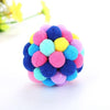 1PC Popular 2018 New Pet Interactive Toy Hot Sale Cat Toy Pet Supplies High Quality Bells Bouncy Ball Colorful Handmade