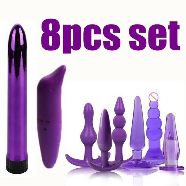 15pcs/set  New Arrive Men Women Butt Plug Jelly Toys Sex Toys BDSM  Beads Vibrator sex toys Dildo Adult sex products Masturbatio