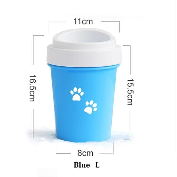 Dog Paw Cleaner Cat Pet Foot Washer Cup Soft Brush Dog Foot Cleaner Dog Paw Cleaning Pet Dirty Feet Washer Pet Cleaner supplies