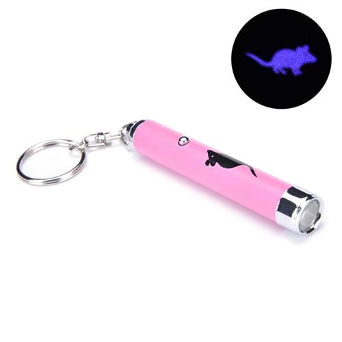 Portable Creative Funny Cat Laser LED Pointer Pet Kitten Training Toy light Pen With Bright Animation Mouse Shadow Accessories