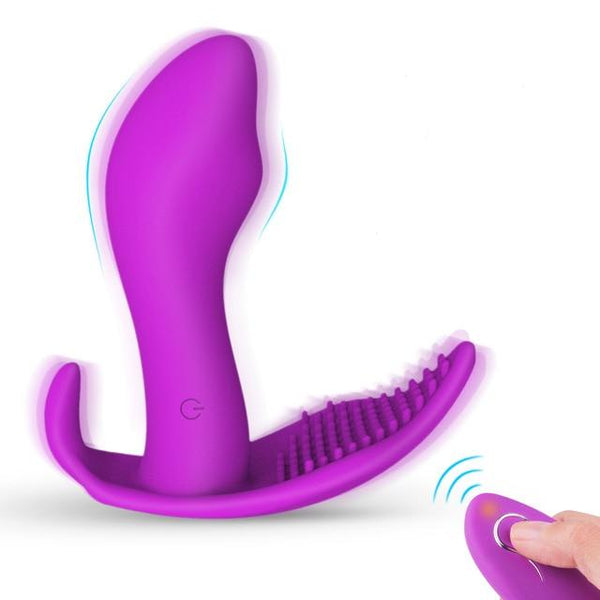 Wearable Panties Dildo Vibrators Remote Control Vibrator Female Masturbation Heating Butterfly Vibrating Adult Sex Toy For Woman