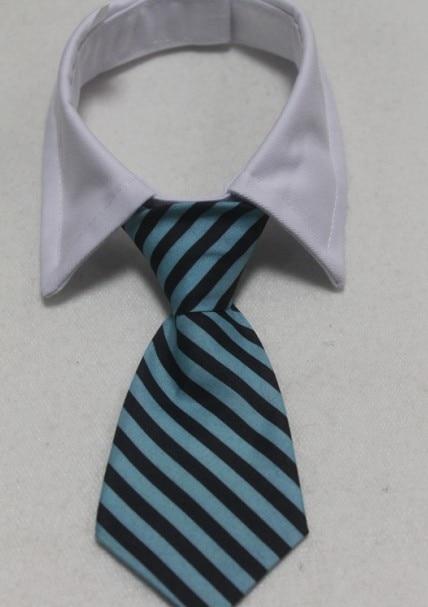 Dog Grooming Cat Colorful Striped Bow Tie Animal Striped Bowtie Collar Pet Adjustable Neck Tie White Dog Necktie Party Wedding