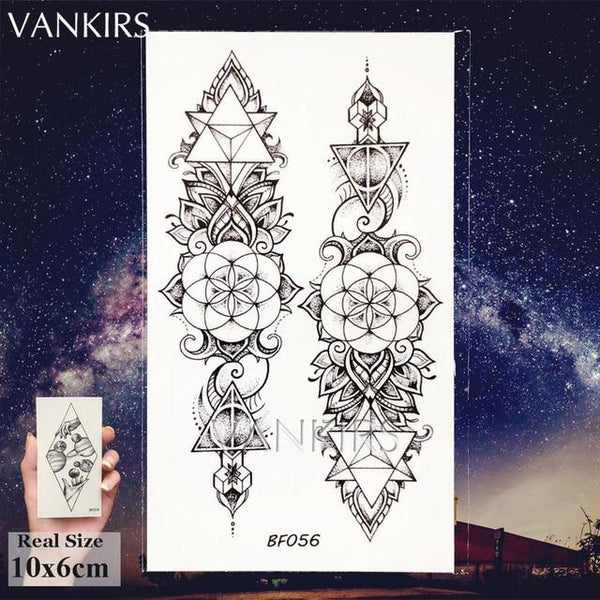 VANKIRS Watercolour Cats Temporary Tattoos Stickers Flash Women Arm Fake Tatoos Kid Stars Unicorn Cartoon Waterproof Tattoo Neck
