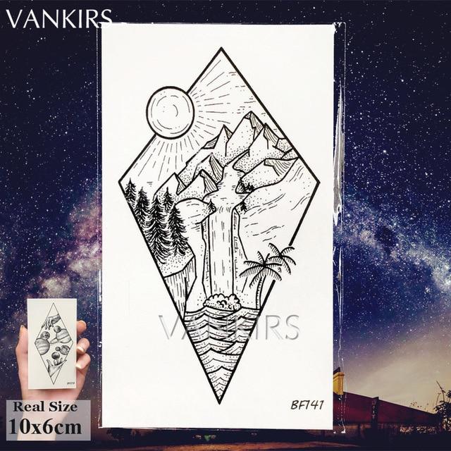 VANKIRS Watercolour Cats Temporary Tattoos Stickers Flash Women Arm Fake Tatoos Kid Stars Unicorn Cartoon Waterproof Tattoo Neck