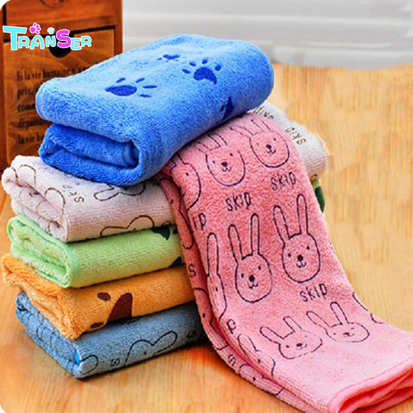 Transer Dog Towel Accessory Honden Random Round Badjas Serviette Microfiber Handdoeken Hond Drop Shipping D7M30 P40