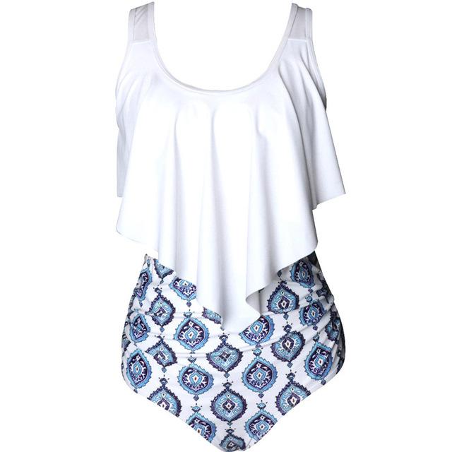 Two Piece Parent-child Swimwear High Waist Sling Mother Daughter Swimsuit Women Girl Family Matching Clothes Bathing Suit Bikini