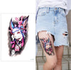 Big Flower arm tattoo Temporary Tattoo Sticker Sparrow/Magpie Fake Tatoo Sleeve Flash Tatto Waterproof Body Art Women sexy girls