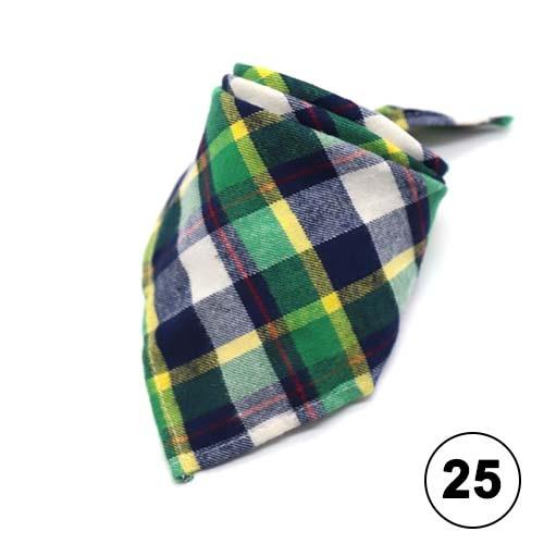 Dog Bandana Washable Reversible Triangular Plaid Adjustable Cat Puppy Pet Scarf Kerchief Accessories Fit Small Medium Large Dogs