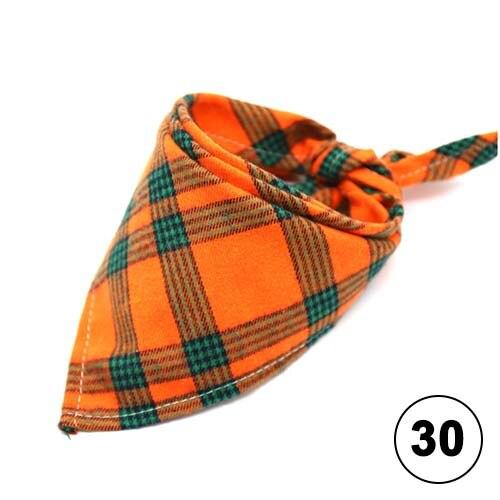 Dog Bandana Washable Reversible Triangular Plaid Adjustable Cat Puppy Pet Scarf Kerchief Accessories Fit Small Medium Large Dogs