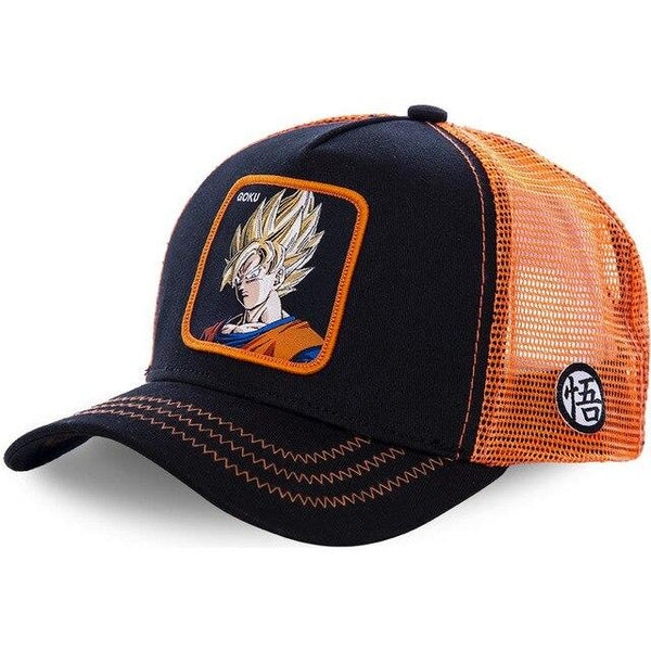 New Dragon Ball Z Mesh Hat KAME Baseball Cap High Quality Black & White Curved Brim Snapback Cap Gorras Casquette Dropshipping