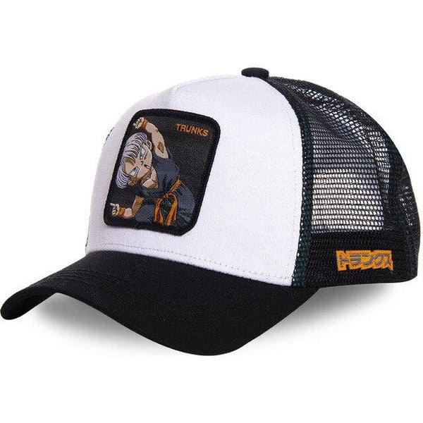 New Dragon Ball Z Mesh Hat KAME Baseball Cap High Quality Black & White Curved Brim Snapback Cap Gorras Casquette Dropshipping