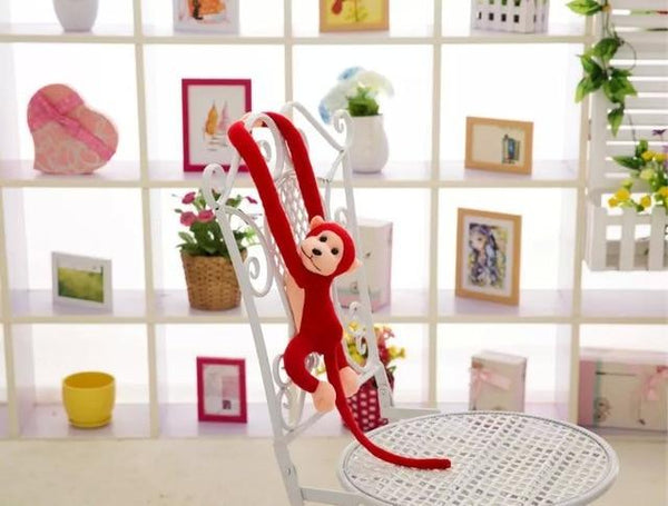 60CM Kawaii Long Arm Tail Monkey Stuffed Doll Plush Toys Curtains Baby Sleeping Appease Animal Doll Birthday Gifts