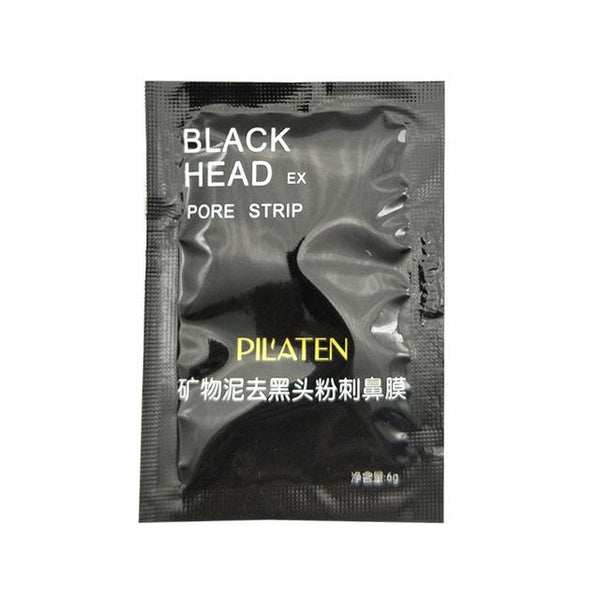 1 Bottle AFY +1 Pack Pilaten Mask Deep Cleansing Purifying Peel Off Black Mud Facail Face Mask Remove Blackhead Facial Mask