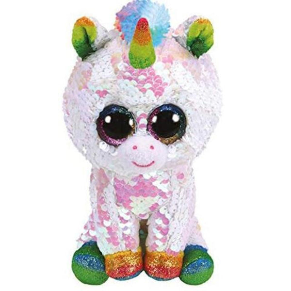 Ty Beanie Boos Plush Animal Doll Sequin Soft Stuffed Cat Owl Fox Rabbit Unicorn Flamingo Sheep Dragon Dog Penguin Toys 6" 15cm