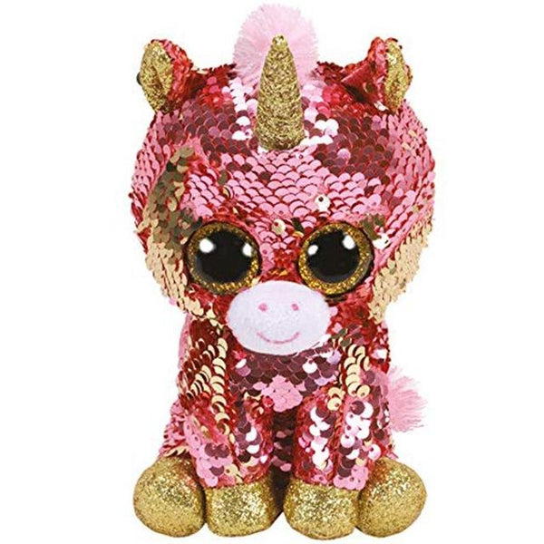 Ty Beanie Boos Plush Animal Doll Sequin Soft Stuffed Cat Owl Fox Rabbit Unicorn Flamingo Sheep Dragon Dog Penguin Toys 6" 15cm