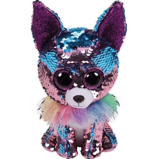 Ty Beanie Boos Flippables Animal Plush Toys Doll Malibu The Cat Moonlight The Owl Jewel the Fox Best Christmas 15cm