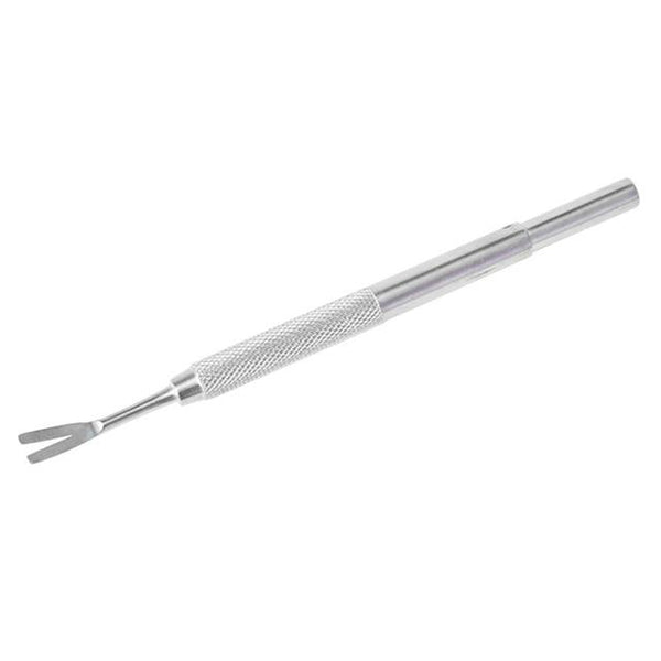 2pcs/Set Pet Dog Flea Remover Tick Removal Tool Stainless Steel Double Head Fork Tweezers Clip Dogs Cat Puppy Supplies