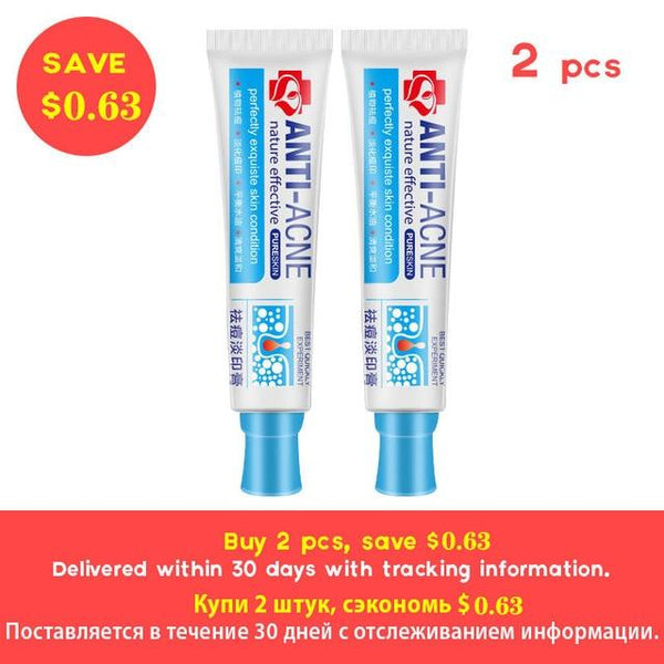 ANCHUYT Chinese medicine ointment acne treatment remove acne scars and tracks balance oil greasy skin shrink pore skin care gel