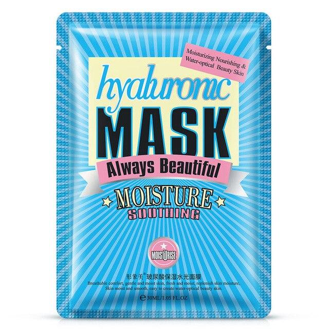 IMAGES Beauty tender skin moisturizing Hyaluronic acid Face mask Oil-control Anti-Aging Whitening facial mask  sheet mask