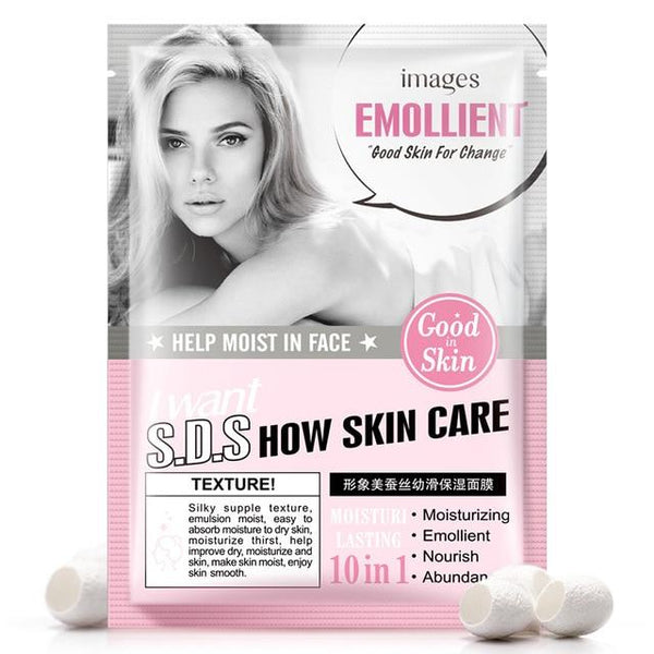 IMAGES Beauty tender skin moisturizing Hyaluronic acid Face mask Oil-control Anti-Aging Whitening facial mask  sheet mask