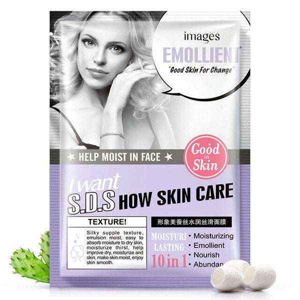 IMAGES Beauty tender skin moisturizing Hyaluronic acid Face mask Oil-control Anti-Aging Whitening facial mask  sheet mask