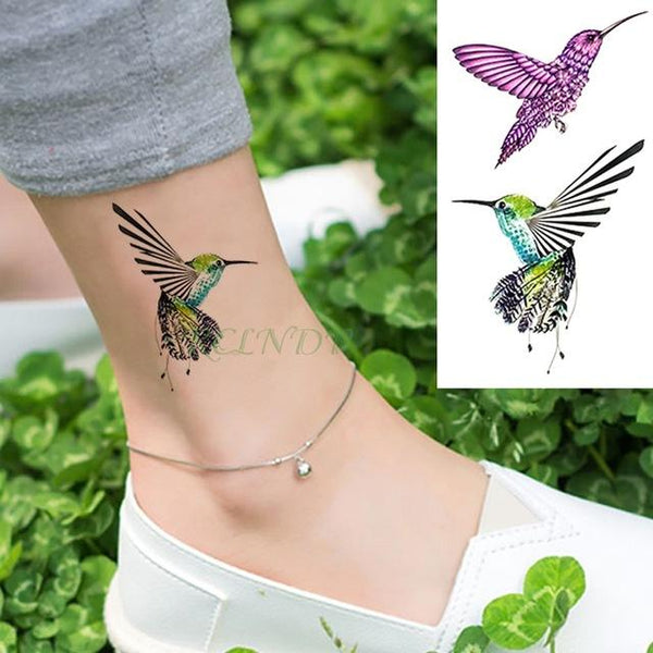 Waterproof Temporary Tattoo cute squirrel fox dog snake animal tatto stickers flash tatoo fake tattoos for girl women lady 4