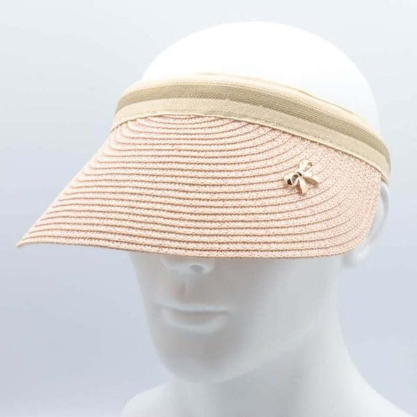 2019 New Simple Summer Straw Sun Hat Women Pearl Backable Sun Visor Hat with Big Heads Wide Brim UV Protection female cap