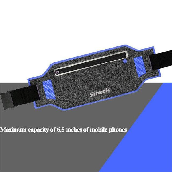 Sireck Men Women's Sport Bag Running Waist Belt Bag With Hidden Pouch For Mobile Phone Fanny Pack Gym Bags Fitness Accessories
